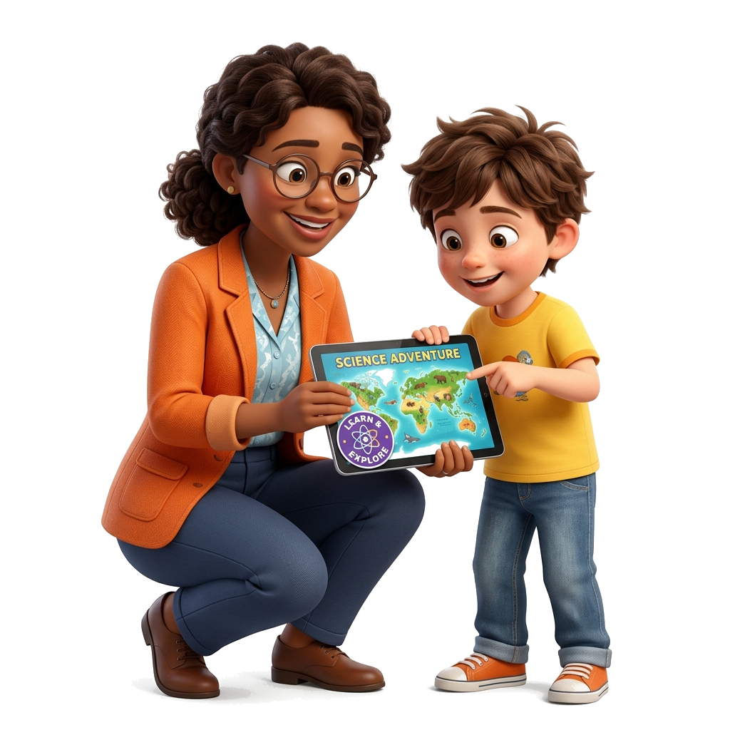 Teacher and student learning together with Medhaya